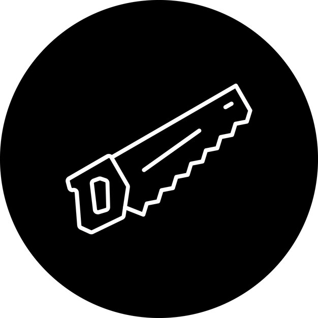 Icono de la sierra de mano