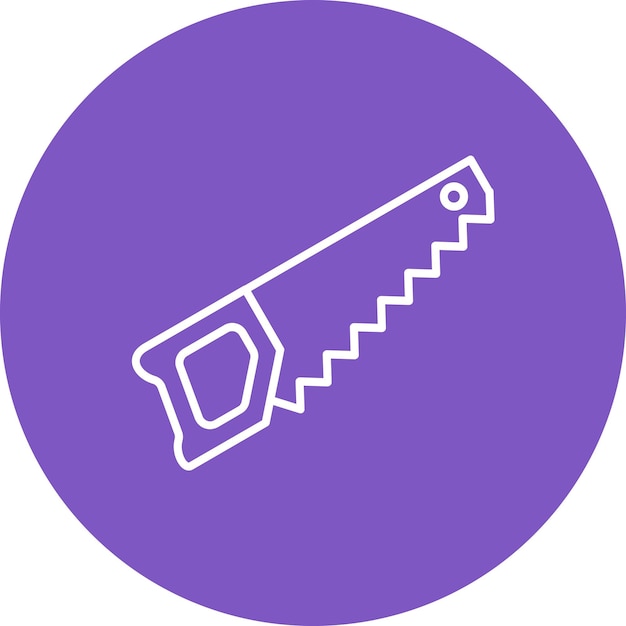 Icono de la sierra de mano