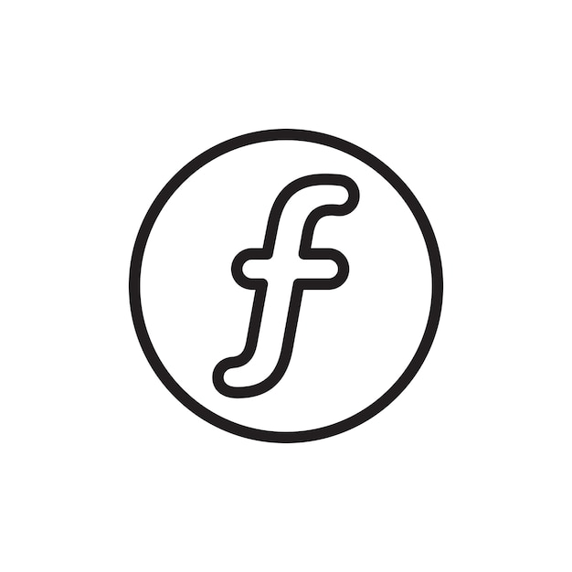 El icono del signo de Florin