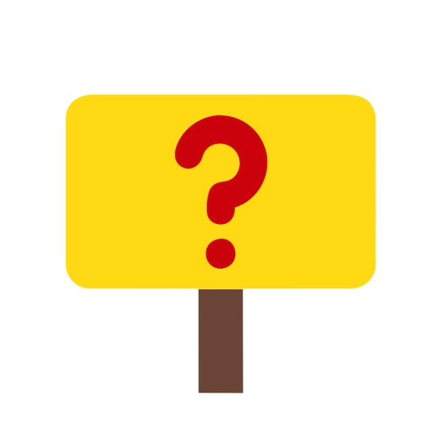 icono de signo de interrogación