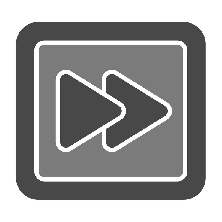 Vector icono del siguiente botón