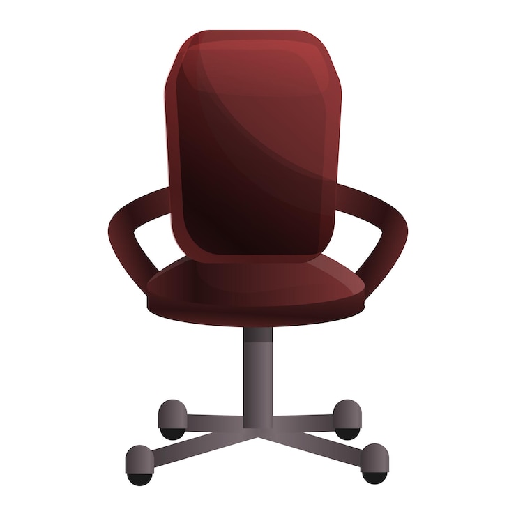 Vector icono de silla de escritorio icono vectorial de silla de escritorio para diseño web aislado en fondo blanco