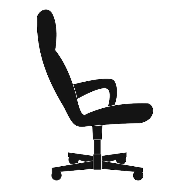Icono de silla de invitados Ilustración simple del icono de vector de silla de invitados para web