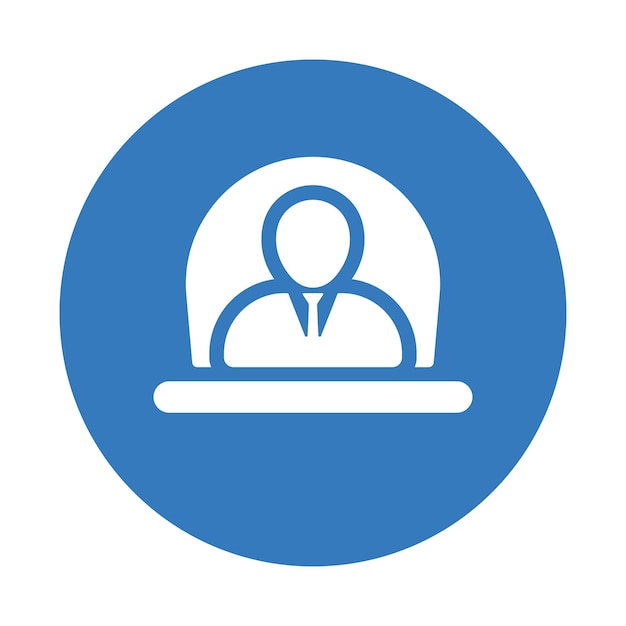 icono de la silla del jefe