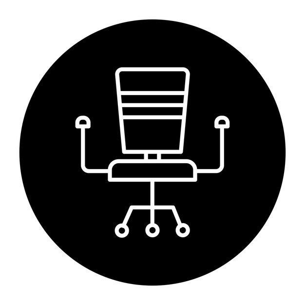 Icono de la silla de oficina
