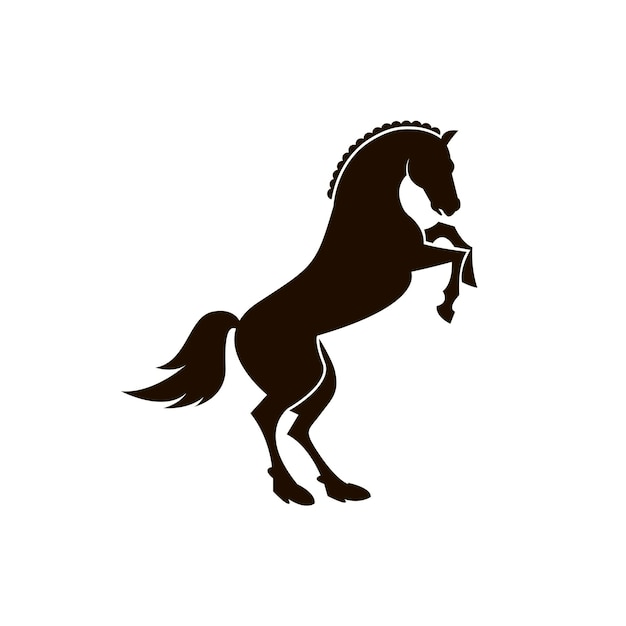 Icono de silueta de caballo