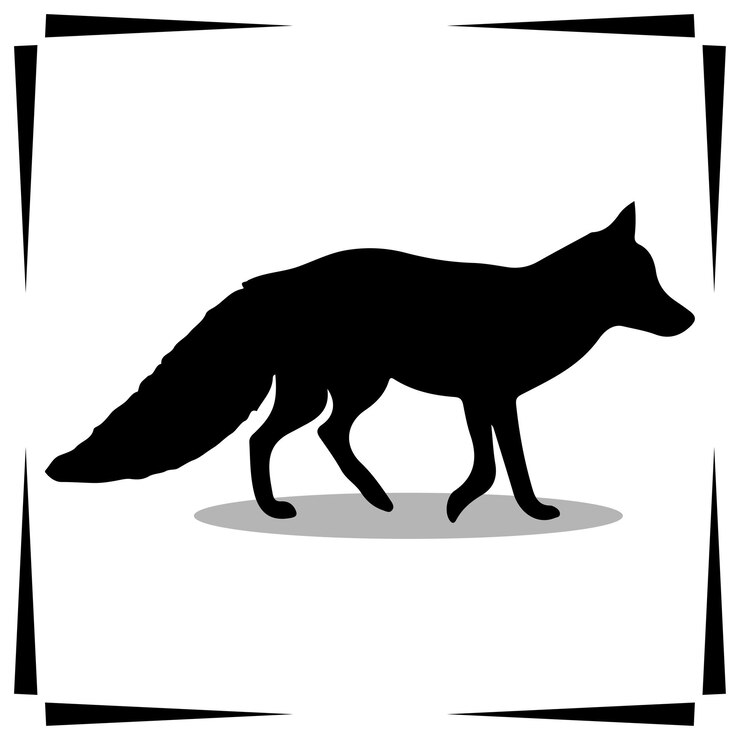 Vector icono de silueta de tijera