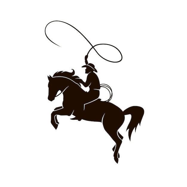 icono de silueta de vaquero