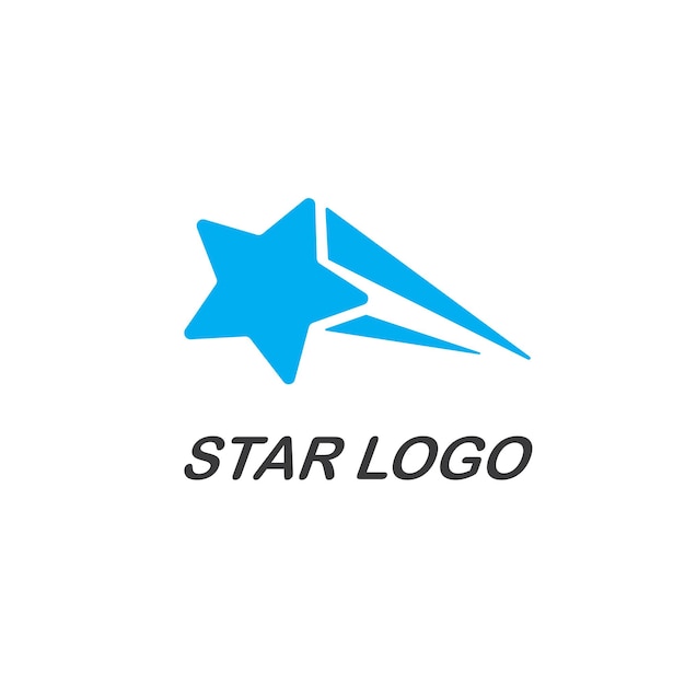 Vector icono de símbolo de diseño de logotipo de estrella