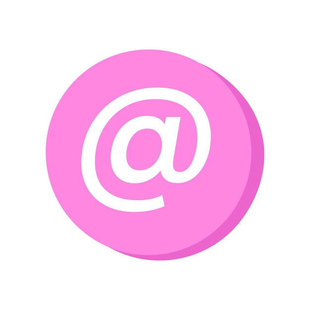 En el icono de símbolo de Internet en fondo blanco