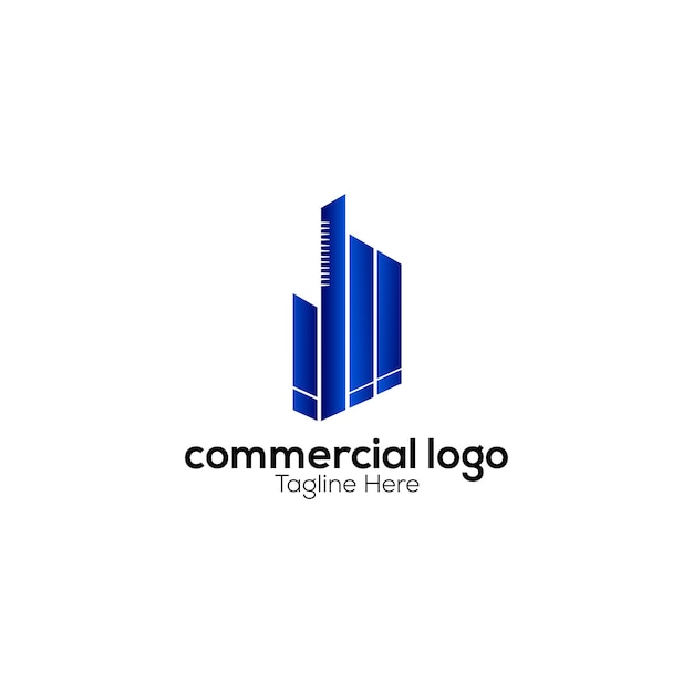 Icono de símbolo de logotipo de plantilla de logotipo de edificio