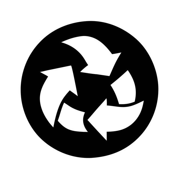 icono del símbolo de reciclaje