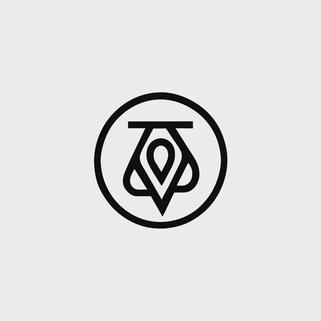 icono simple y moderno para estándares de excelencia o satisfacción del cliente logotipo en blanco y negro