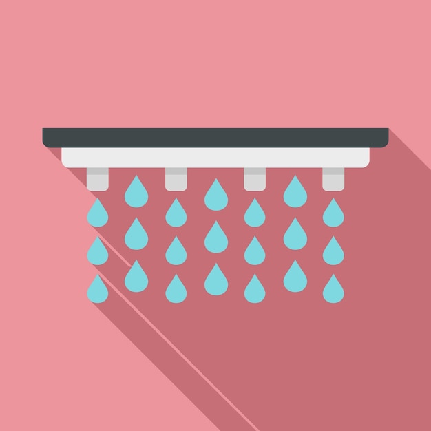 Icono del sistema de riego Ilustración plana del icono de vector del sistema de riego para diseño web