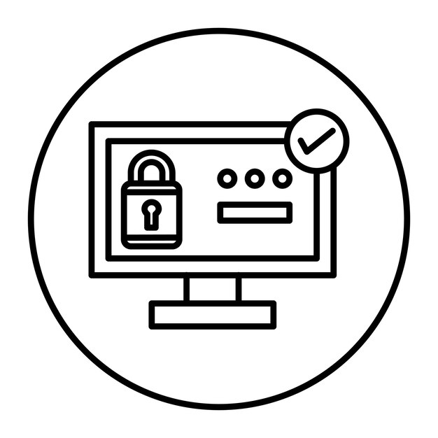 Icono del sistema de seguridad