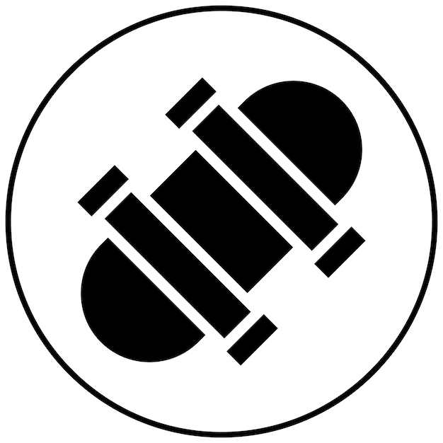 El icono del skateboard
