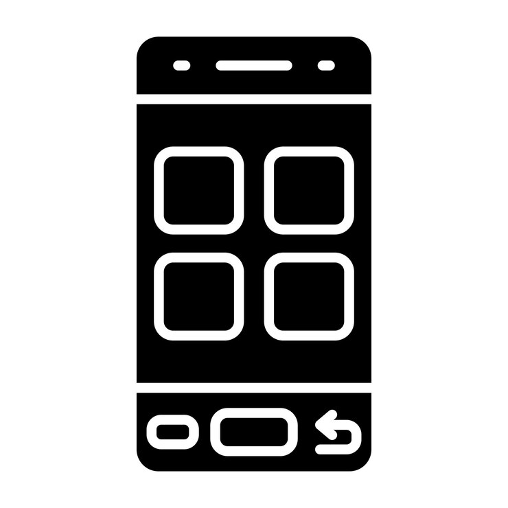 Vector icono de smartphone