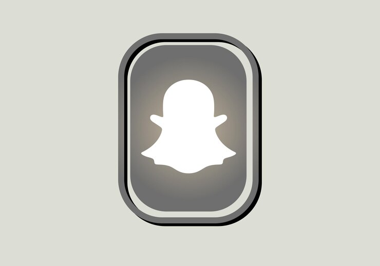 Vector icono de snapchat impreso en papel twitter es un servicio de redes sociales en línea