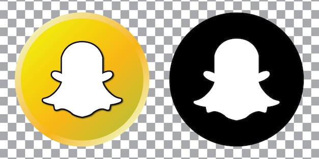 El icono de Snapchat, el logotipo de Snapchat y el vector png de Snapchat.