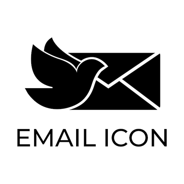 Icono del sobre del correo Símbolos del diseño del logotipo del correo electrónico Icono del correo electrónico Diseño del logotipo del correo electrónico rápido