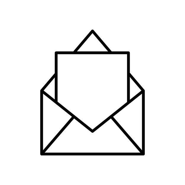 El icono del sobre establece el mensaje de correo, el símbolo de la web escribe la carta, el signo recibe el boletín de noticias, el icono del sitio web, el botón de correo electrónico, el vector.