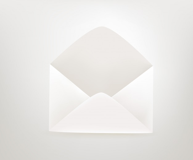 Icono de sobre Ilustración editable de estilo cómico 3d
