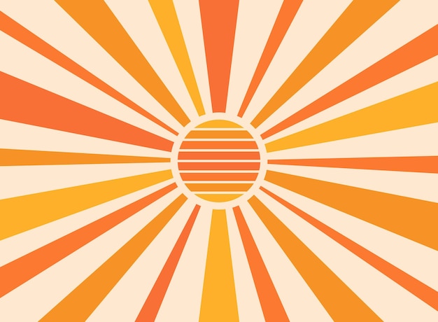 Icono del sol en estilo plano Ilustración vectorial del amanecer en un fondo aislado Concepto de negocio del letrero del atardecer