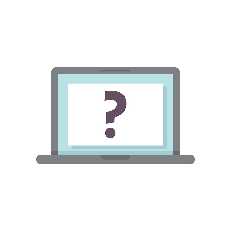 Vector icono de solicitud de computadora portátil vector plano formulario de documento información en línea aislada