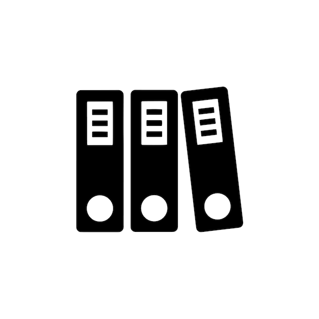 Icono sólido de glifo de archivo Ícono sólido que se puede aplicar en cualquier lugar píxel simple perfecto y moderno