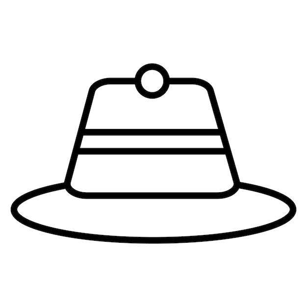 El icono del sombrero de los estafadores