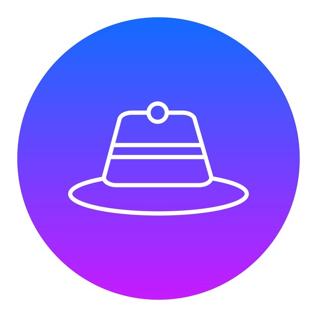 El icono del sombrero de los estafadores
