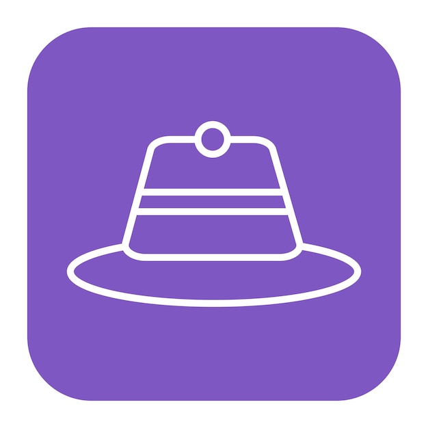 El icono del sombrero de los estafadores