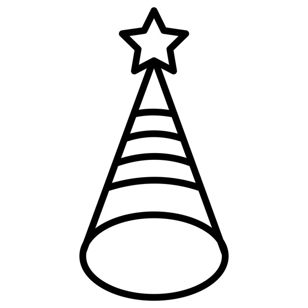 Icono del sombrero de la fiesta