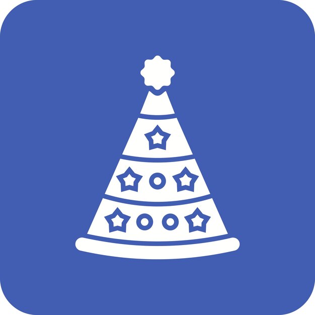 Icono del sombrero de la fiesta