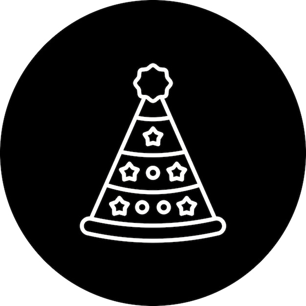 Icono del sombrero de la fiesta