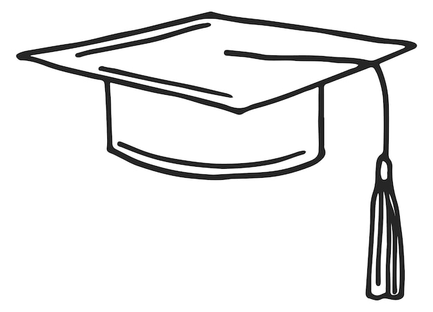 icono de sombrero de graduación