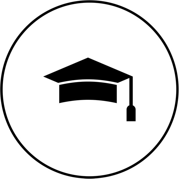 Icono de sombrero de graduación