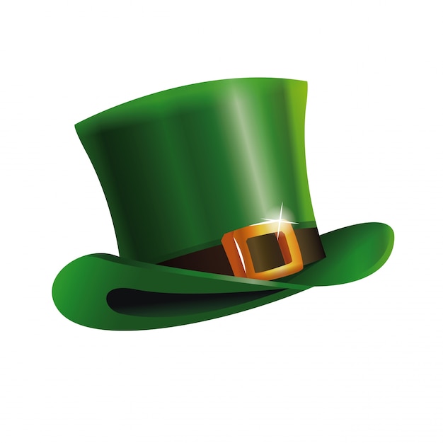 Icono de sombrero de San Patricio verde