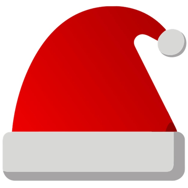 El icono del sombrero de Santa