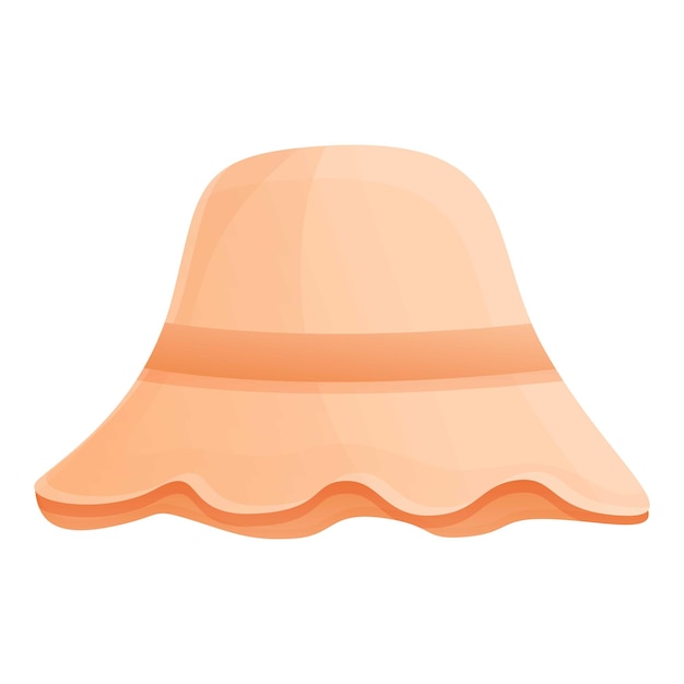 Icono de sombrero textil de sauna Icono vectorial de sombreros textiles de sauna para el diseño web aislado sobre fondo blanco