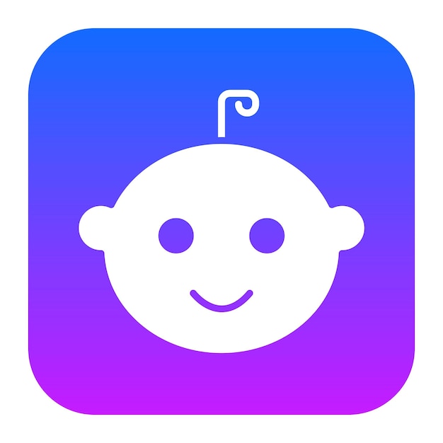 El icono de la sonrisa del bebé