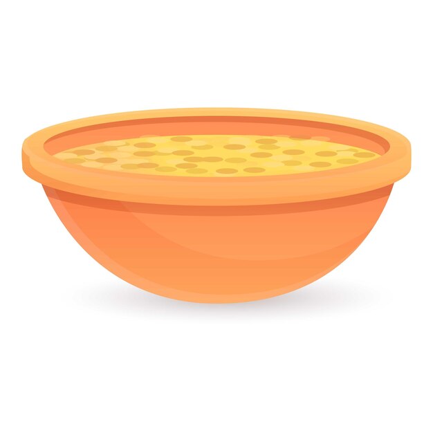 Icono de sopa de superalimentos Icono vectorial de sopa De superalimentos para el diseño web aislado en fondo blanco