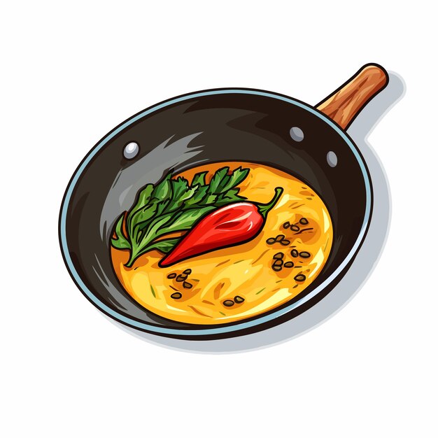 Vector icono de la sopa