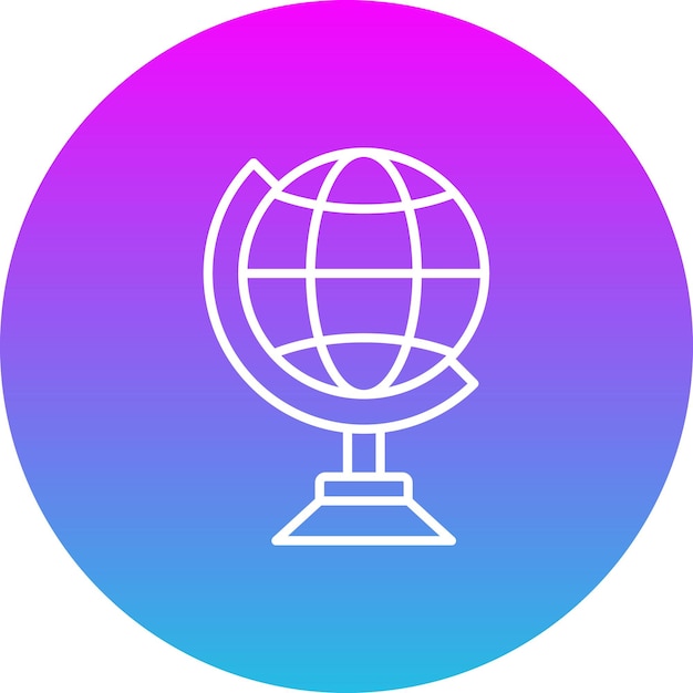 Icono del soporte del globo