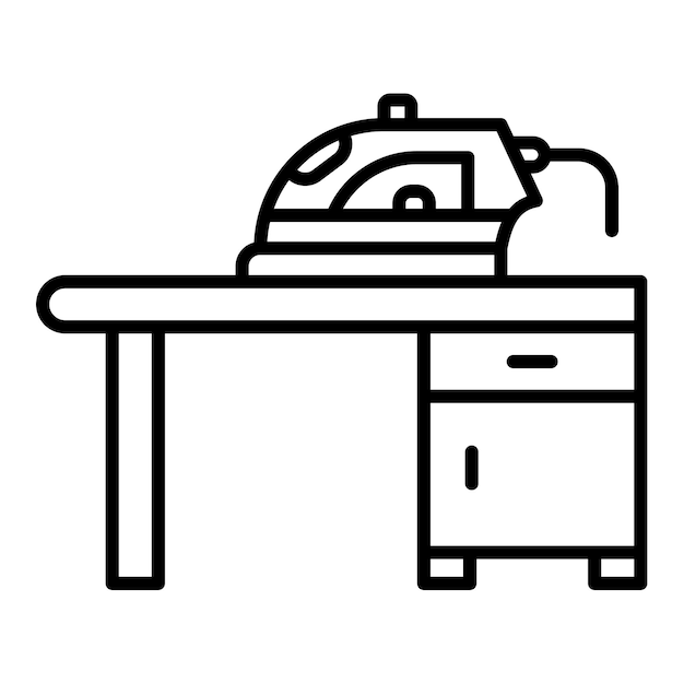 Icono de soporte de hierro