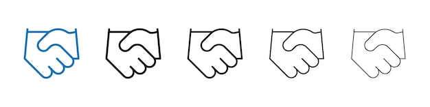 Icono de soporte Logotipo vectorial de esquema para la interfaz de usuario web