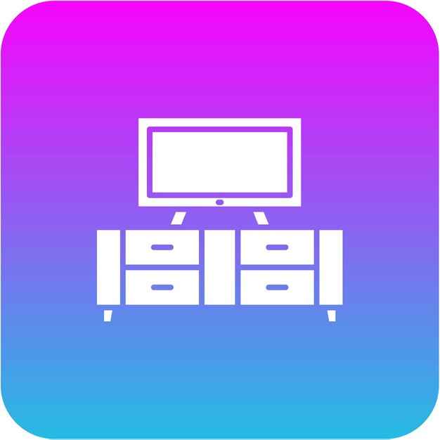 Icono de soporte para televisor