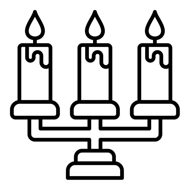 Icono del soporte de vela