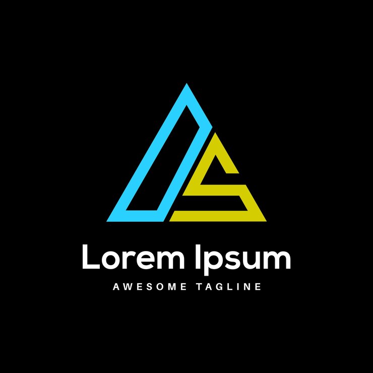 Vector icono de stock de diseño de logotipo de letra ds gratis