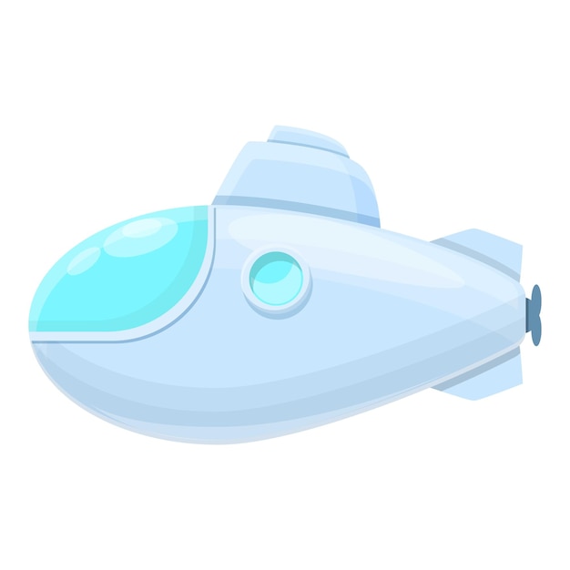 Icono de submarino profundo Icono vectorial de submarino hondo para diseño web aislado sobre fondo blanco